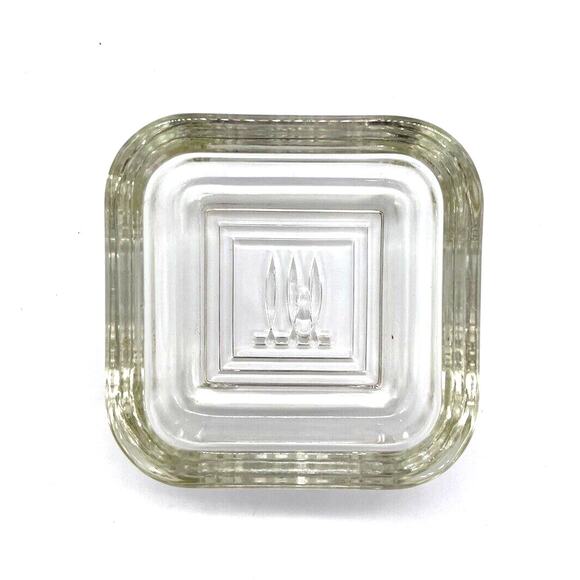 Vintage Art Deco 1940s Toastmaster Hospitality Tray Imperial Glass 3.75” x 3.75 - Picture 4 of 5